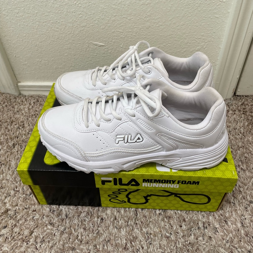 Fila White Athletic Sneakers